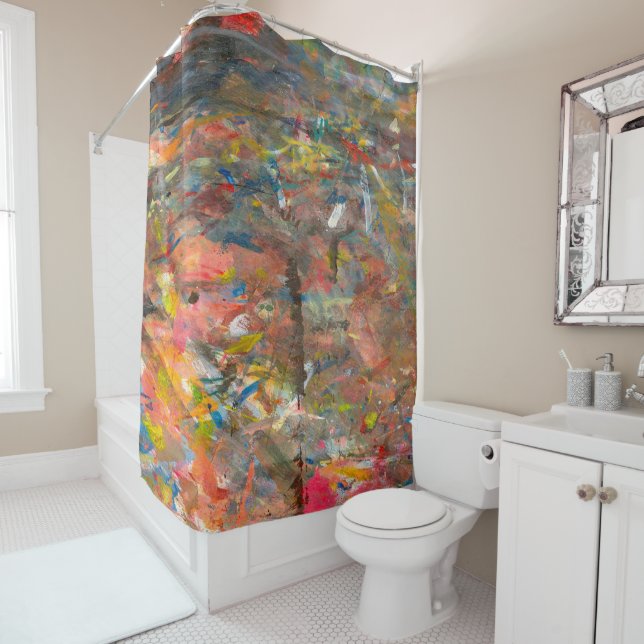 Abstract Art Paint Dab Colourful (In Situ)