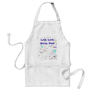 Abstract Art Paint Splashes Have Fun Custom Standard Apron
