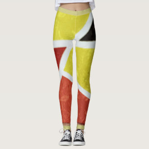Abstract Art Painting One Of A Kind Leggings