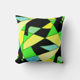 Abstract Art Painting One Of A Kind Pillow Cushion
