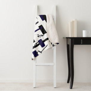 Abstract Art Painting One Of A Kind Throw Blanket
