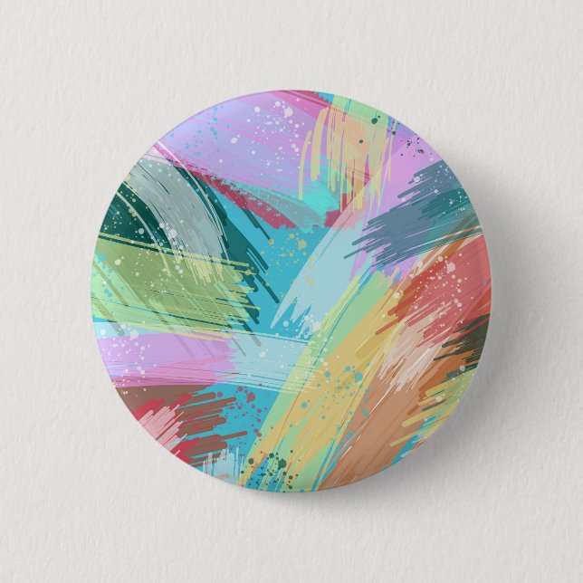 Abstract Art Pastel 2 Inch Round Button (Front)