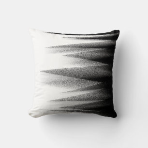 Abstract Art Pastel Black White Bold Throw Pillow