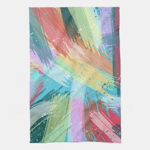 Abstract Art Pastel Kitchen Towel
