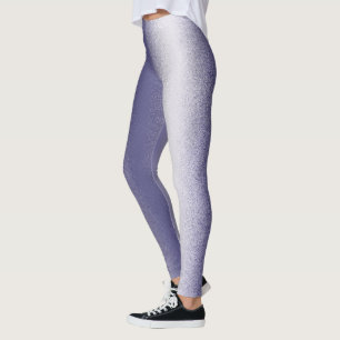 Abstract Art Pastel Lavender Purple White Leggings
