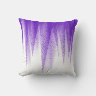 Abstract Art Pastel Lavender Purple White Throw Pillow