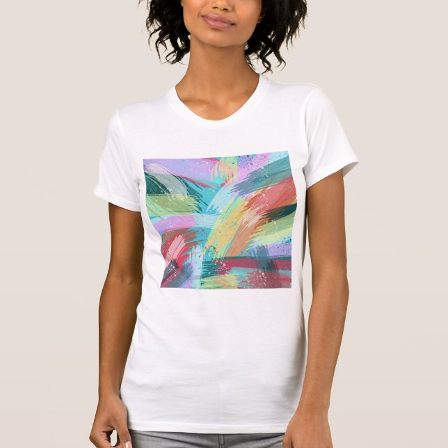 Abstract Art Pastel T-Shirt (Front)