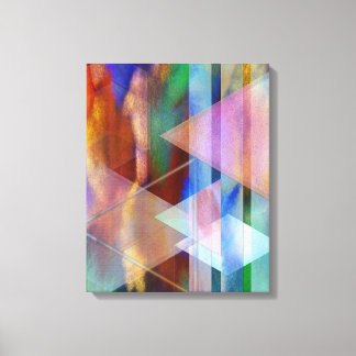 Abstract Art - Pastoral Midnight - Rectangular Art Canvas Print