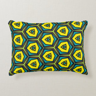 Abstract Art Pattern Accent Pillow