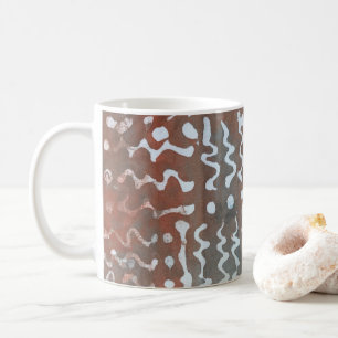 Abstract Art Pattern Batik Coffee Mug