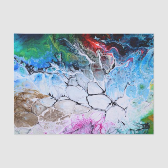 Abstract Art Pattern Tissue Paper (Front)