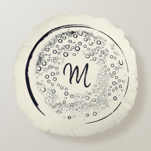 Abstract Art - Personalizable Round Pillow