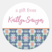 Abstract Art Personalized Gift Stickers