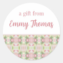Abstract Art Personalized Gift Stickers