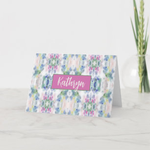 Abstract Art Personalized Note Cards