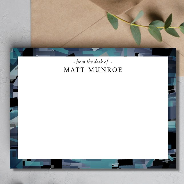 Abstract Art Personalized Stationery  Card (Creator Uploaded)