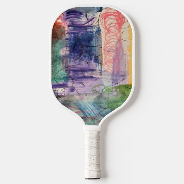 Abstract Art Pickleball Paddle (Front)