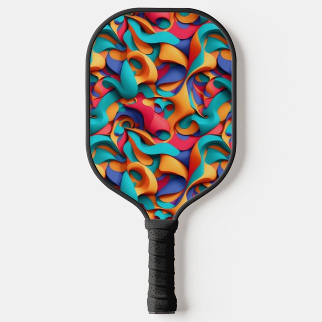 Abstract Art Pickleball Paddle (Front)