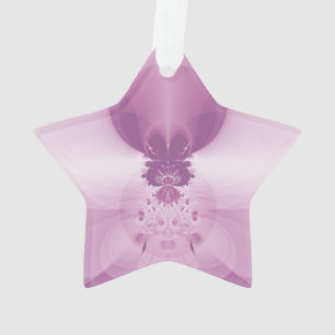 Abstract Art Pink Sunrise Ornament