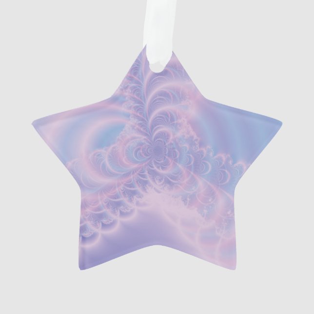 Abstract Art Pink Windmill Ornament (Back)