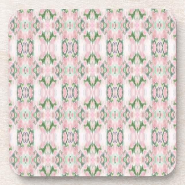 Abstract art plastic coaster (Front)