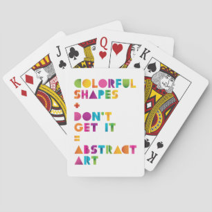 Abstract Art Playing Cards