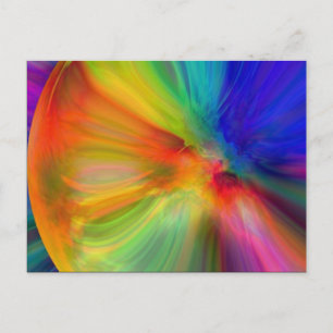 Abstract Art Postcard