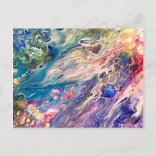 Abstract Art Postcard