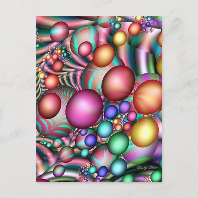 ABSTRACT ART POSTCARD (Front)