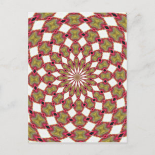 ABSTRACT ART POSTCARD