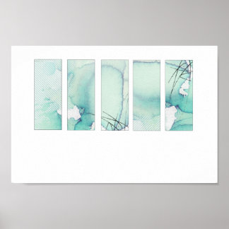 abstract art poster