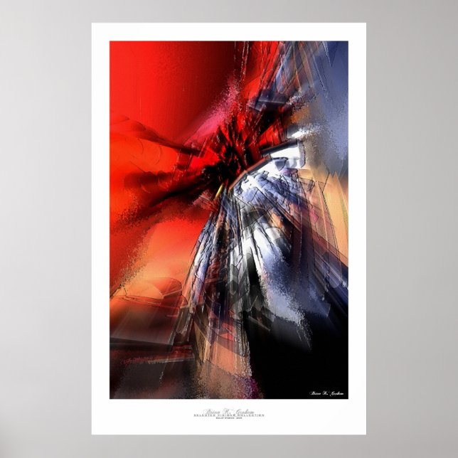 Abstract Art Print - Quintus #3 (Front)