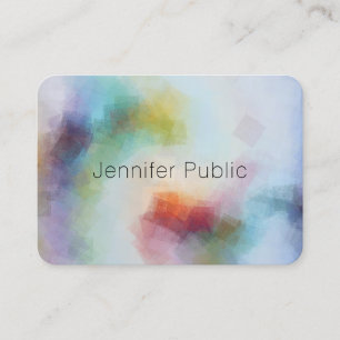 Abstract Art Professional Elegant Template Modern Business Card