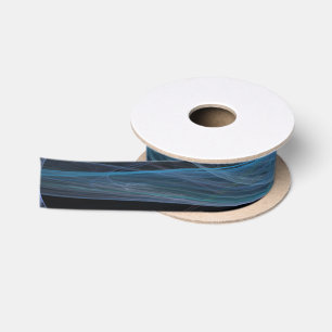 Abstract Art Rainbow Ice Satin Ribbon