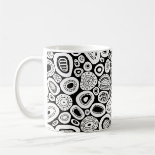 Abstract Art Random Blobby Shapes Coffee Mug