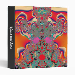 Abstract Art Red Meditation Binder