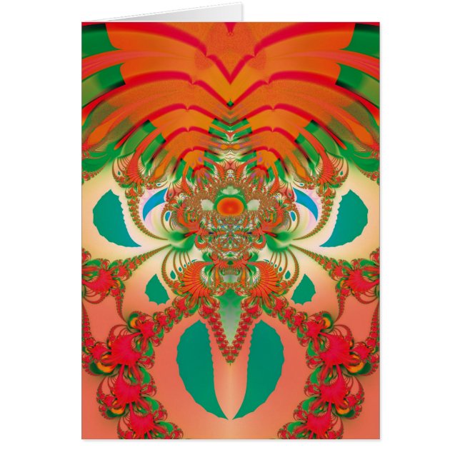 Abstract Art Red Owl (Front)