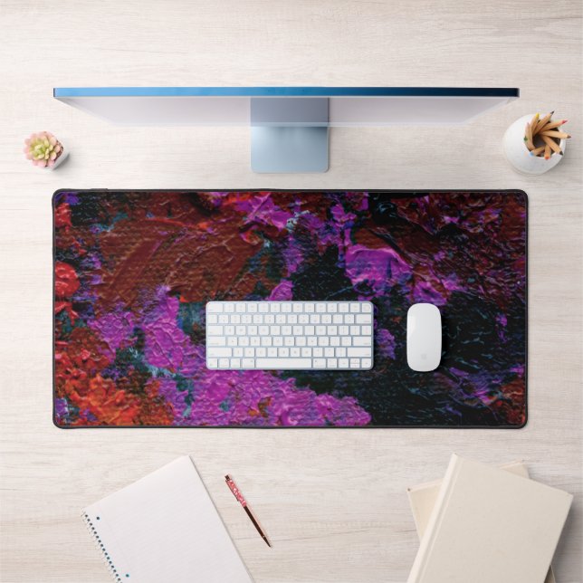 Abstract Art Red Planet Garden Desk Mat (Office 1)