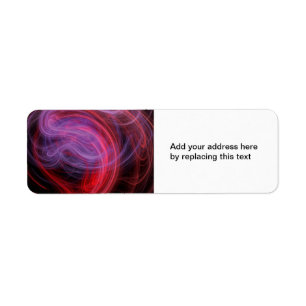 Abstract Art Red Wave