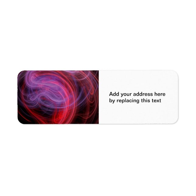 Abstract Art Red Wave (Front)
