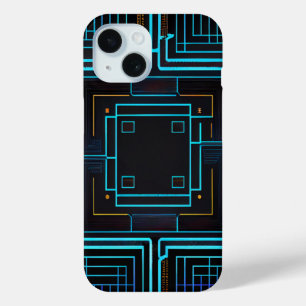 abstract art shell iPhone 15 case