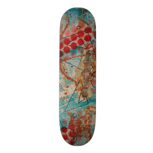 Abstract Art Skateboard Deck