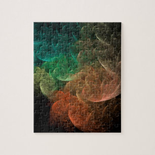 Abstract Art Space Bird Jigsaw Puzzle