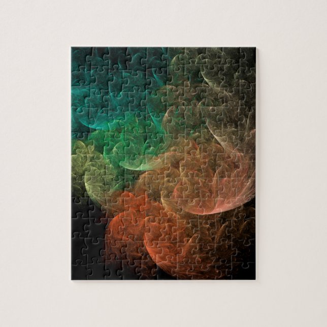 Abstract Art Space Bird Jigsaw Puzzle (Vertical)