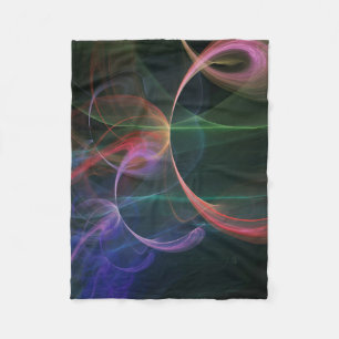 Abstract Art Space Fleece Blanket
