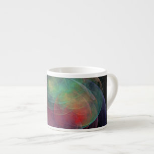 Abstract Art Space Shell Espresso Cup