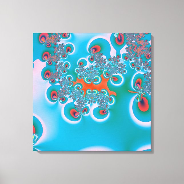 Abstract Art Spring Garden Canvas Print (Front)