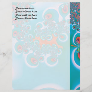 Abstract Art Spring Garden Letterhead