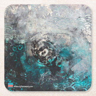 Abstract Art Square Paper Coaster