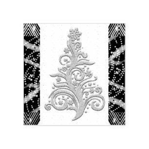 Abstract Art Stamp - Abstract Christmas Tree